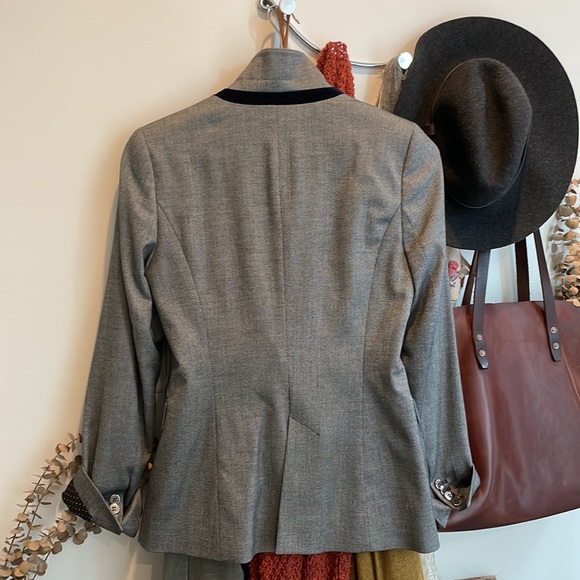 Zara slate gray blazer size small - Picture 2 of 3